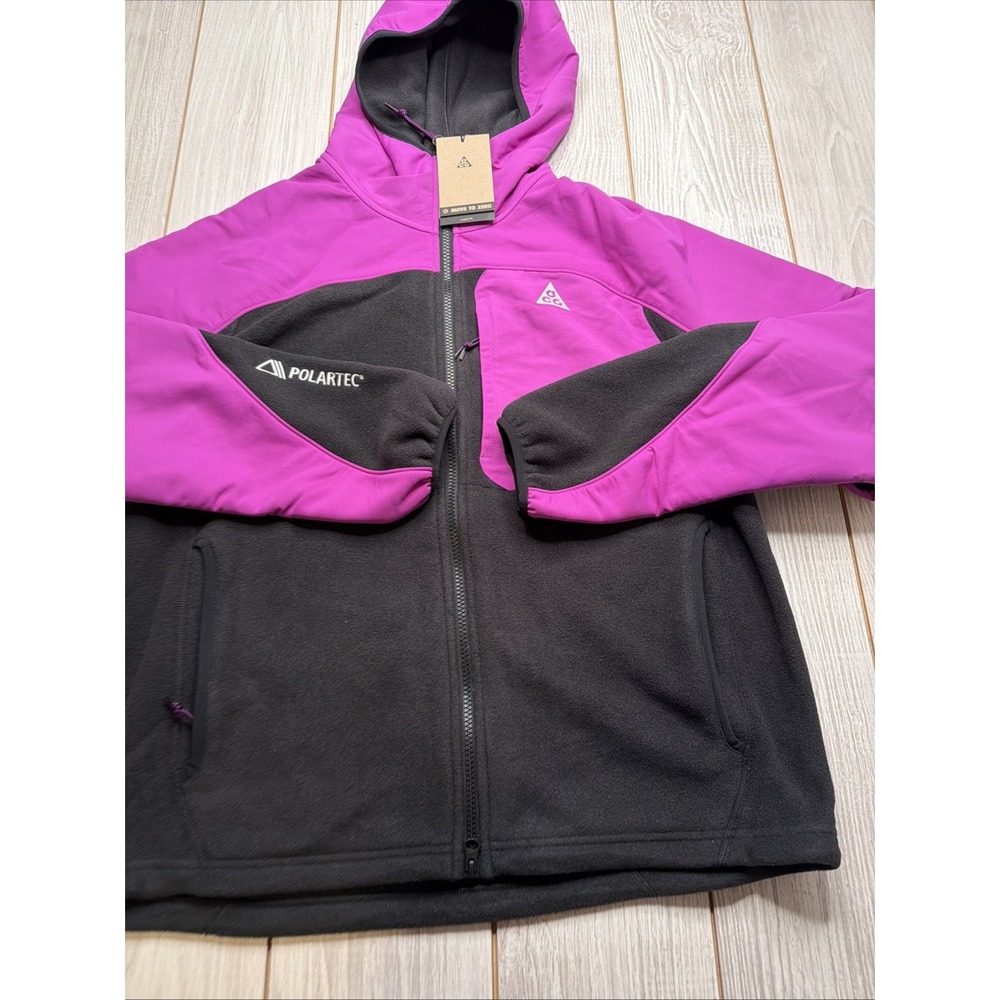 New Nike Mens Unisex ACG Wolf Tree Hooded Mid Layer Jacket Sz XL HJ2458-551